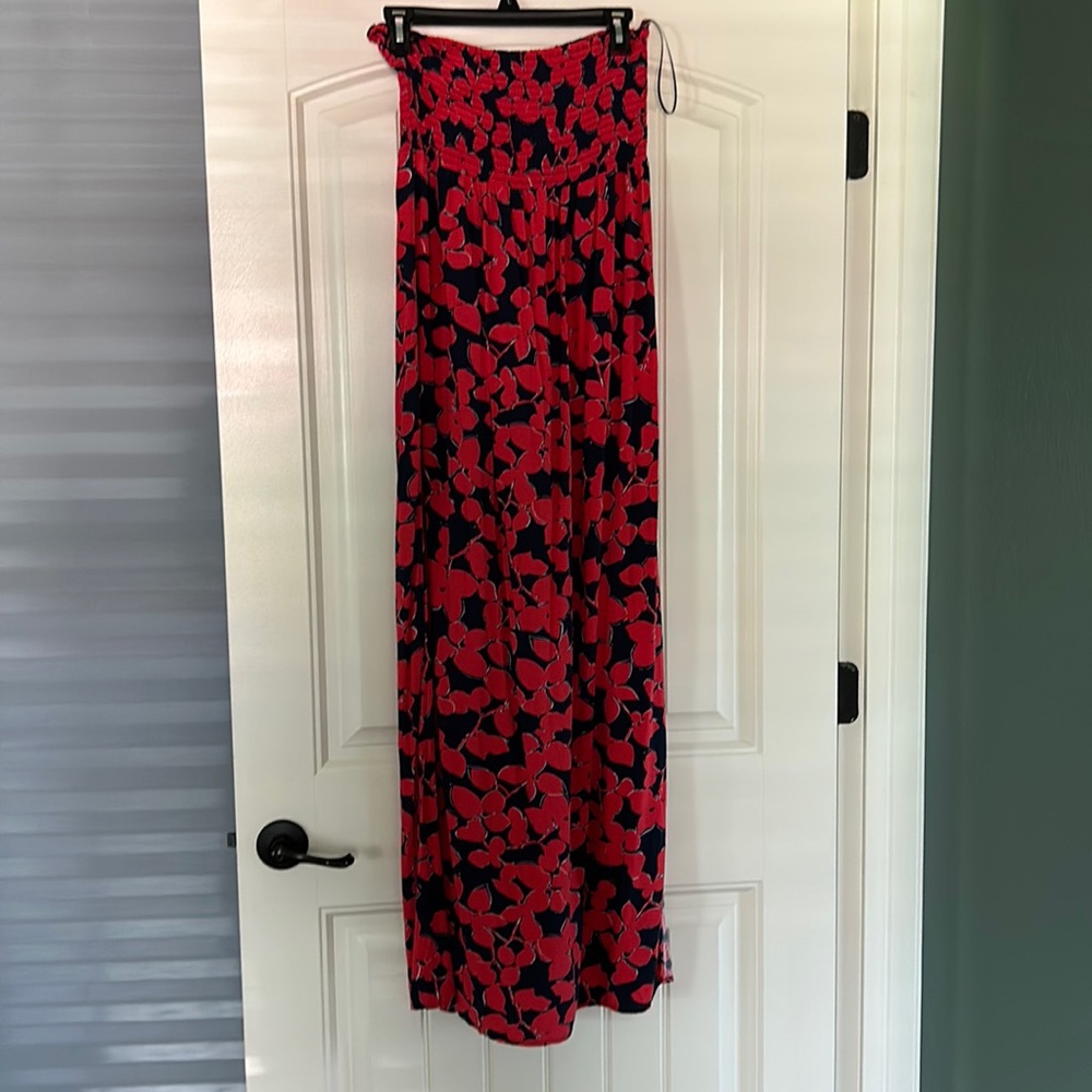 Gap red and blue dress